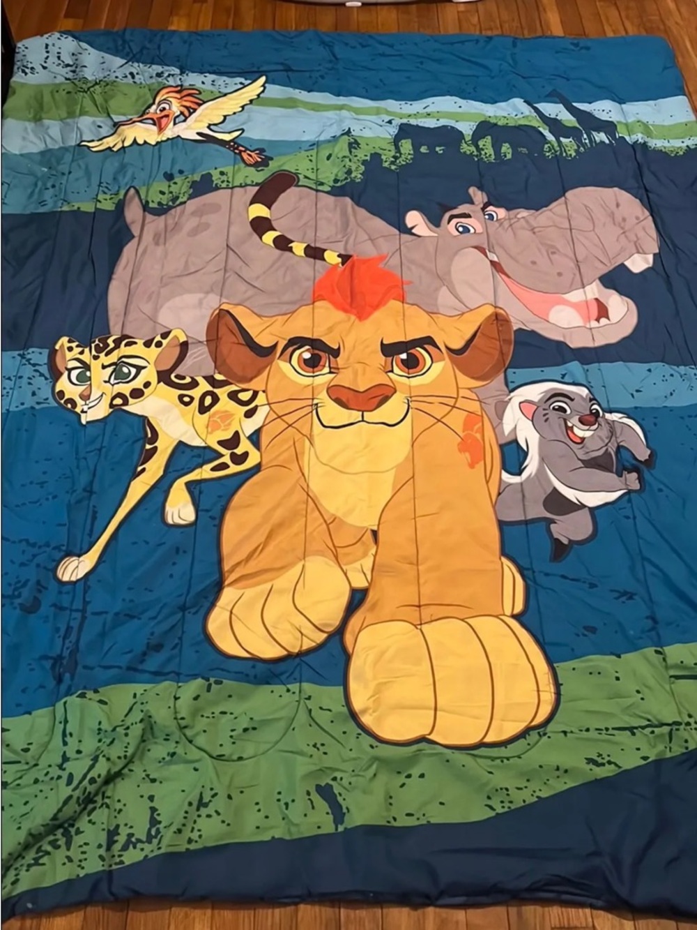 Disney The Lion Guard Twin Reversible Comforter - Kion & Friends - HTF